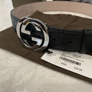 Gucci Black Sima Belt